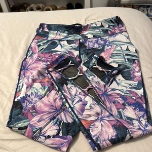 Floral print leggings